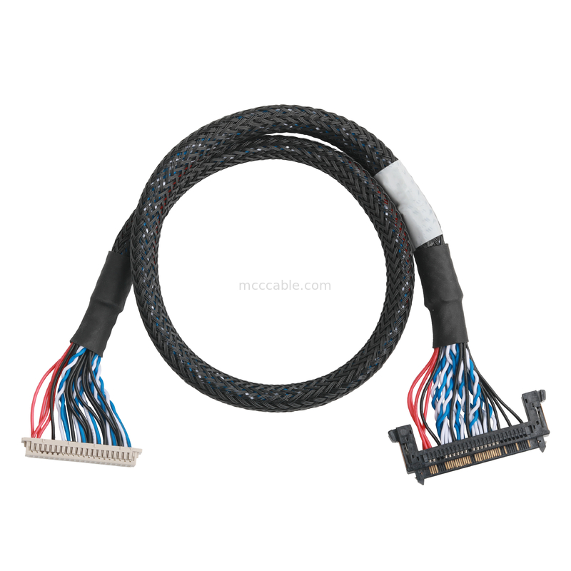 JAE FI-RE51HL-51Pin To  DF13-40DS Sợi cáp UL1061 30AWG Độ dài Tùy chỉnh OEM / ODM