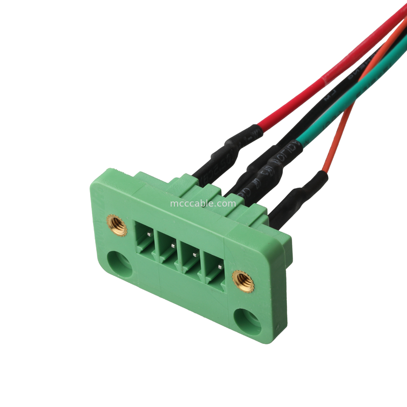 DFK-MC JL15CDGV-3.81 4Pin đến MX1.25-12Pin và UL Lobel Thông qua các khối đầu cuối tường