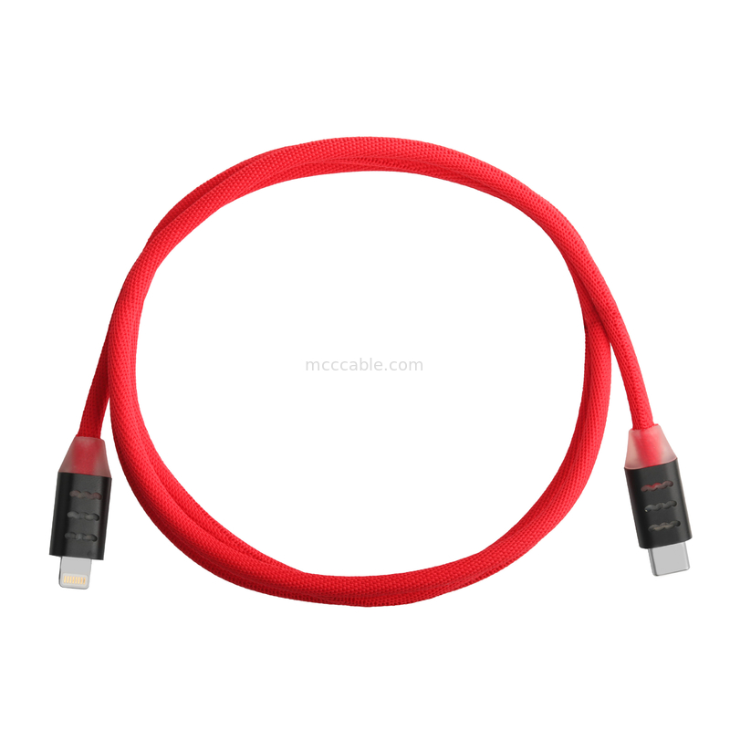 Cáp USB C đến tia chớp để sạc nhanh điện thoại Samsung và Apple OEM / ODM