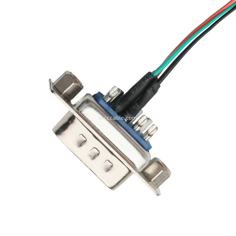 DB 9P LVDS Cable Assembly D-SUB-9P Male Solder đến MX1.25mm 4Pin Wire Connector OEM / ODM