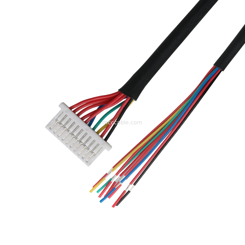 lvds cáp 10P JST SHLP-10V-S-B để Semi striped dây chuyền tùy chỉnh cáp đồng trục tập hợp ô tô dây chuyền