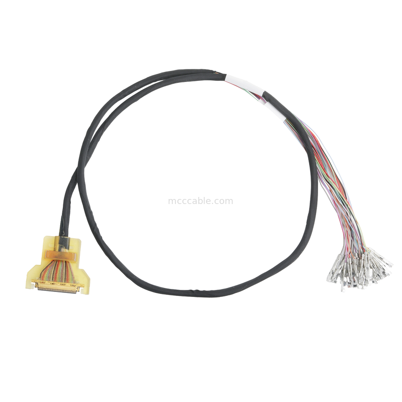 20453-230T-03 đến đầu cuối dây chuyền 30P 40P 0.4mm Pitch 32AWG Lvds Cable Assembly