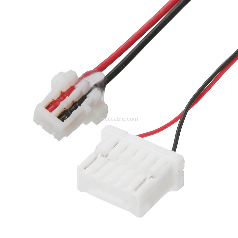 JST dây buộc 0.8mm pitch 2P liên hệ mặt lên đến NSHR-6P 1.0mm dây buộc bình có thể ngắt nối