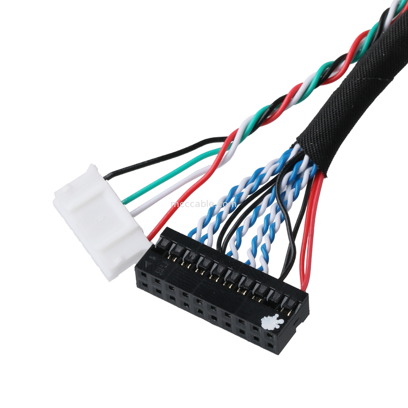 DF14-20P-1.25H đến DH2.0-T Terminal và PH2.0-6P Connector Signal Data Transfer LVDS Cable Connectors