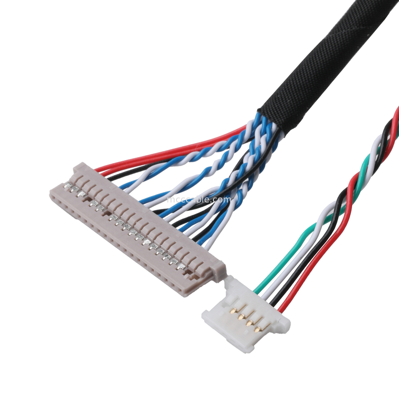 DF14-20P-1.25H đến DH2.0-T Terminal và PH2.0-6P Connector Signal Data Transfer LVDS Cable Connectors