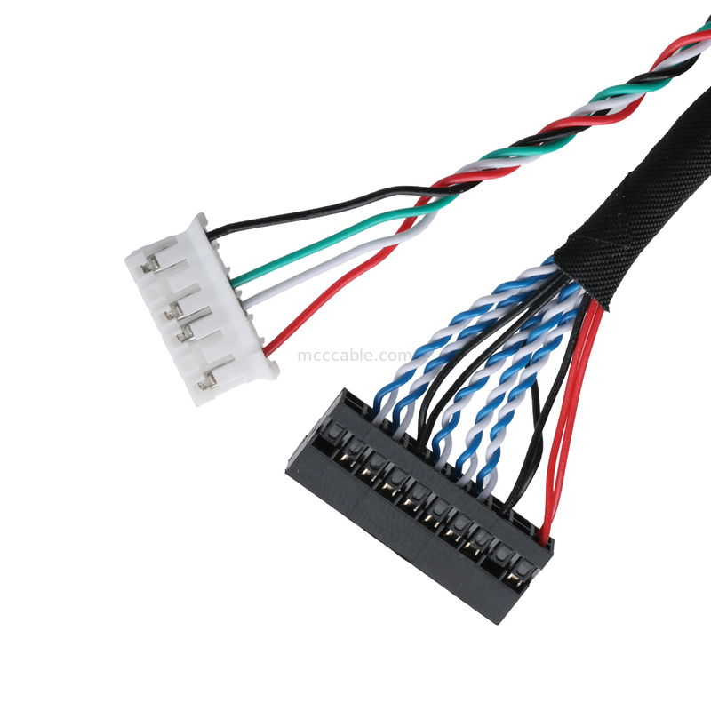 DF14-20P-1.25H đến DH2.0-T Terminal và PH2.0-6P Connector Signal Data Transfer LVDS Cable Connectors