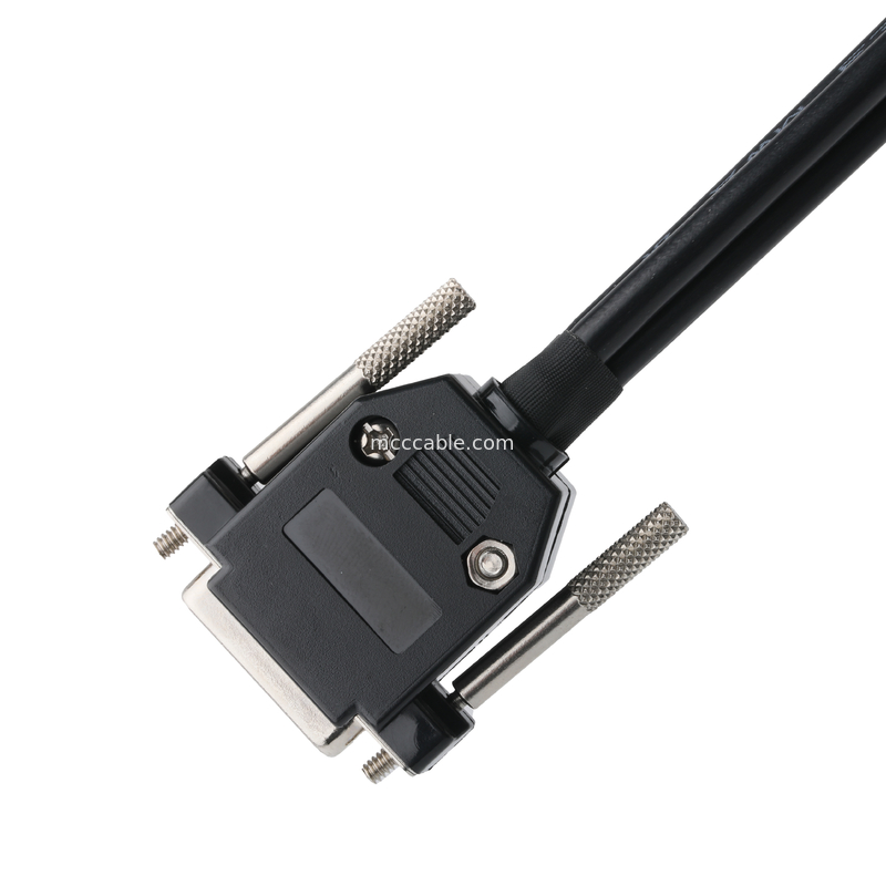 Bộ kết nối cáp công nghiệp tùy chỉnh DB-15P nữ đến HSG 43025-0800 pitch 3.0mm và 691352710003 pitch 5.8mm