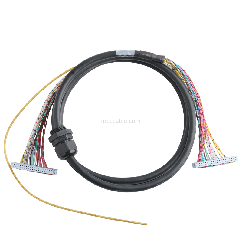 Kết nối 89140-0101 RCPT 40P IDC 26-28AWG GOLD thẳng qua, NPT Hubs với vòng niêm phong tích hợp
