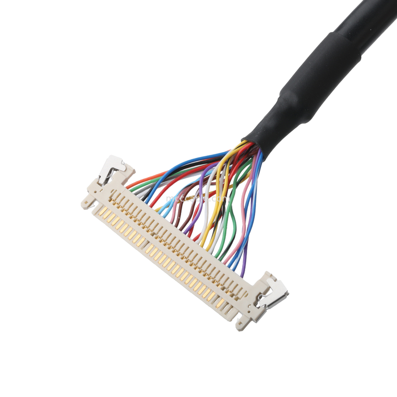 DF20A-50DS-1C và Molex 0510210800 đến JAE FI-X30HL 30pin lvds edp cáp kết nối OEM / ODM