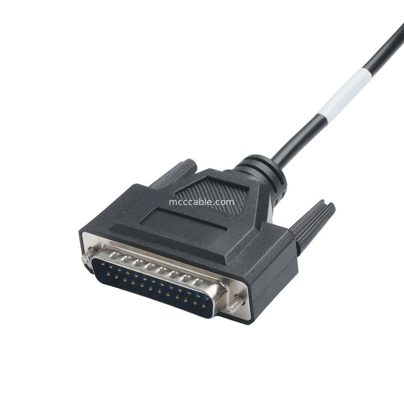 CLEAR PVC 30P D-SUB FEMALE đến GX12 M12-2P kết nối Custom Cable Assembly Connectors OEM/ODM