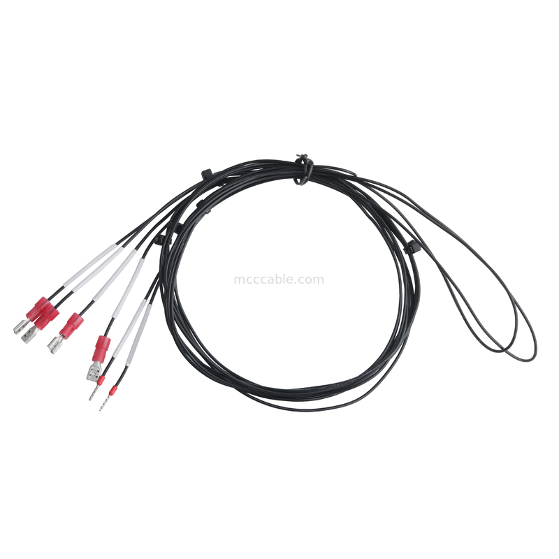 Tăng cáp tùy chỉnh ID2.5~3.5*30m RECRINK RATI0>50% Trắng 300~600V 125C Mark:BACK TAMPER-OPEN