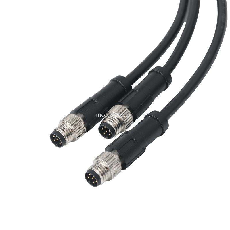 XHB-12P đến M8 CONN Cable Assembly And DC CONN Or 43025-0400 CONN Pitch 3.0mm OEM / ODM