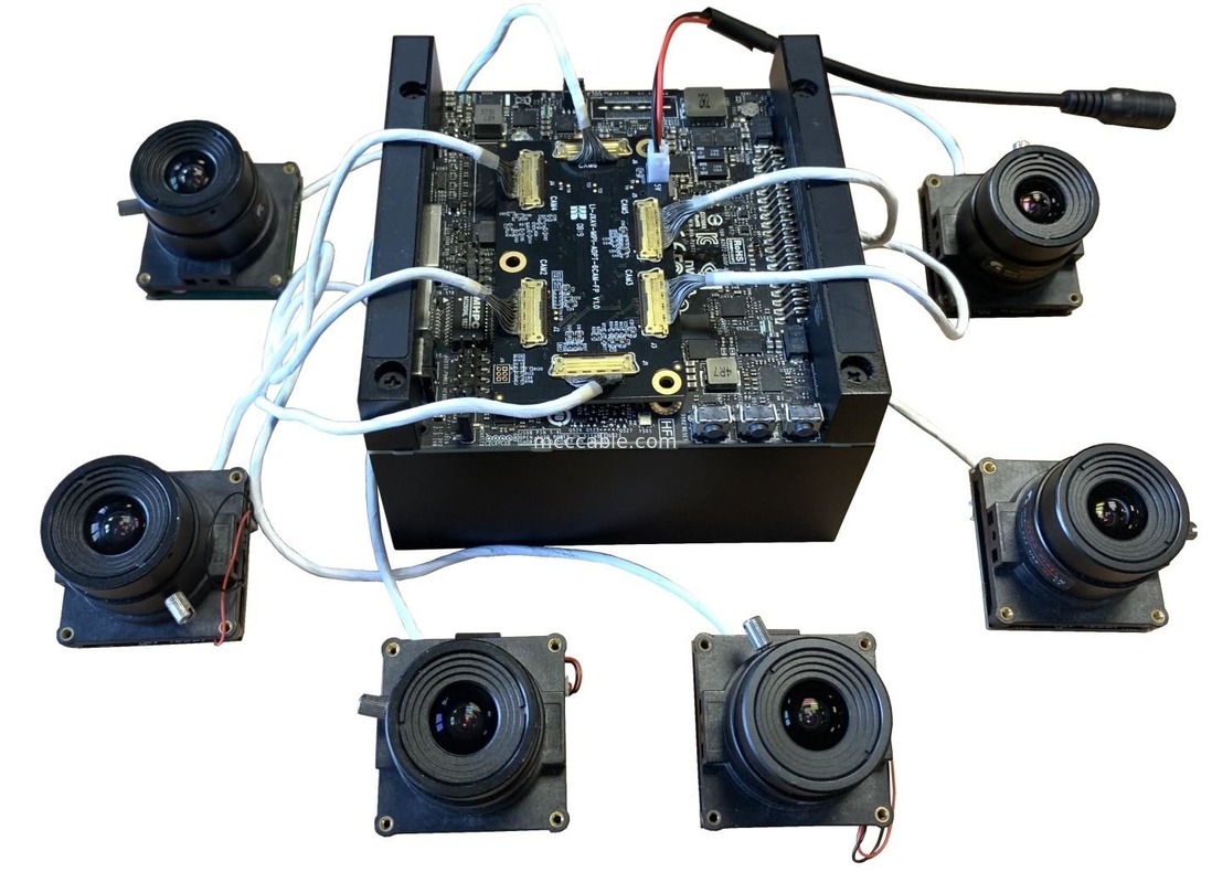 Micro Coax LI-JXAV-MIPI-ADPT-6CAM đến LI-IMX290-MIPI-M12 FAW-1233-03 Cable Nvidia Camera Board And Design Camera Connecto