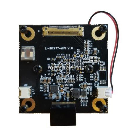 Micro Coax LI-JXAV-MIPI-ADPT-4CAM camera board và thiết kế camera connector FAW-1233-02 cáp OEM / ODM