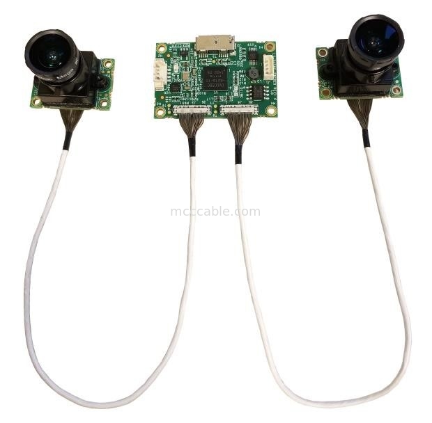 Micro Coax LI-JXAV-MIPI-ADPT-6CAM đến LI-IMX290-MIPI-M12 FAW-1233-03 Cable Nvidia Camera Board And Design Camera Connecto
