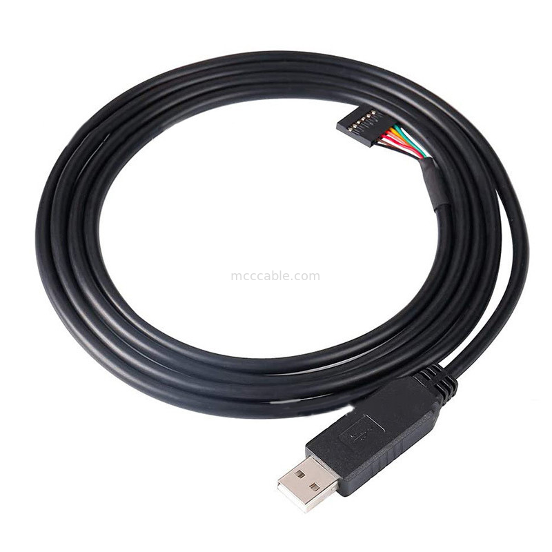 FTDI Chip USB đến 6P TTL-232R-3V3 5V Level Module Serial Port Cable Ttl3.3v5v, Số pin nguồn điện tùy chỉnh