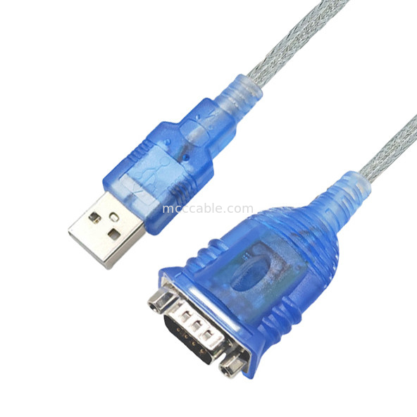 PL2303GT USB đến cáp dòng USB-A đến DB-9P Giao diện kết nối, giao thức dòng RS232-340, hỗ trợ chiều dài cáp tùy chỉnh