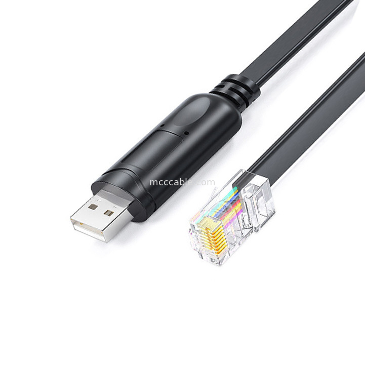 USB-A đến RS485 RJ45 Serial Cable 8P8C tương thích với RS485 Communication Configuration Debugging Line