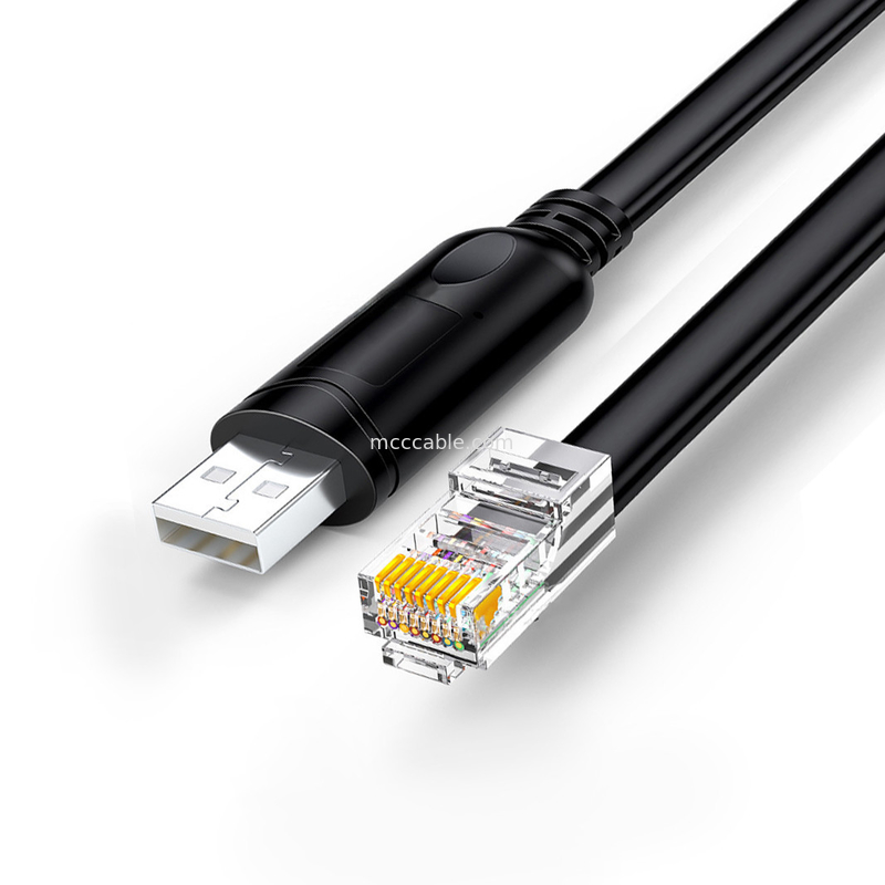 USB-A đến RS485 RJ45 Serial Cable 8P8C tương thích với RS485 Communication Configuration Debugging Line
