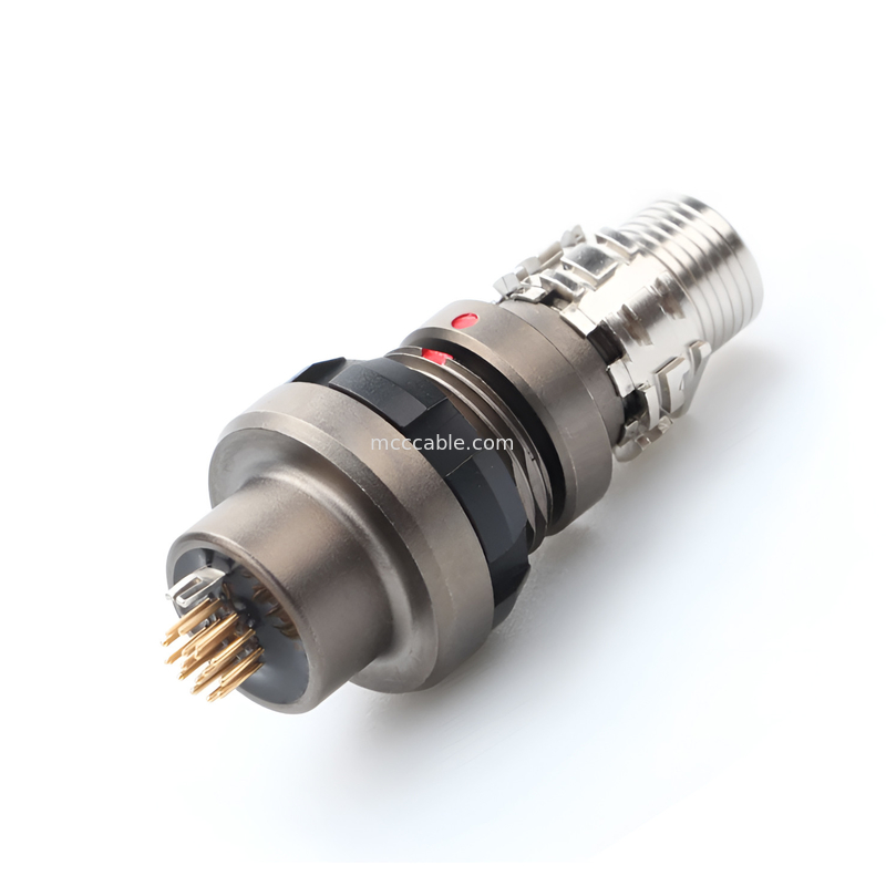 Bộ kết nối chống thấm nước quân sự hạng công nghiệp R Series 16P nam và nữ, mức độ bảo vệ đạt IP6K8