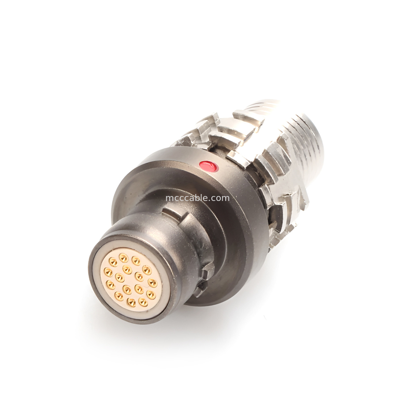 Bộ kết nối chống thấm nước quân sự hạng công nghiệp R Series 16P nam và nữ, mức độ bảo vệ đạt IP6K8