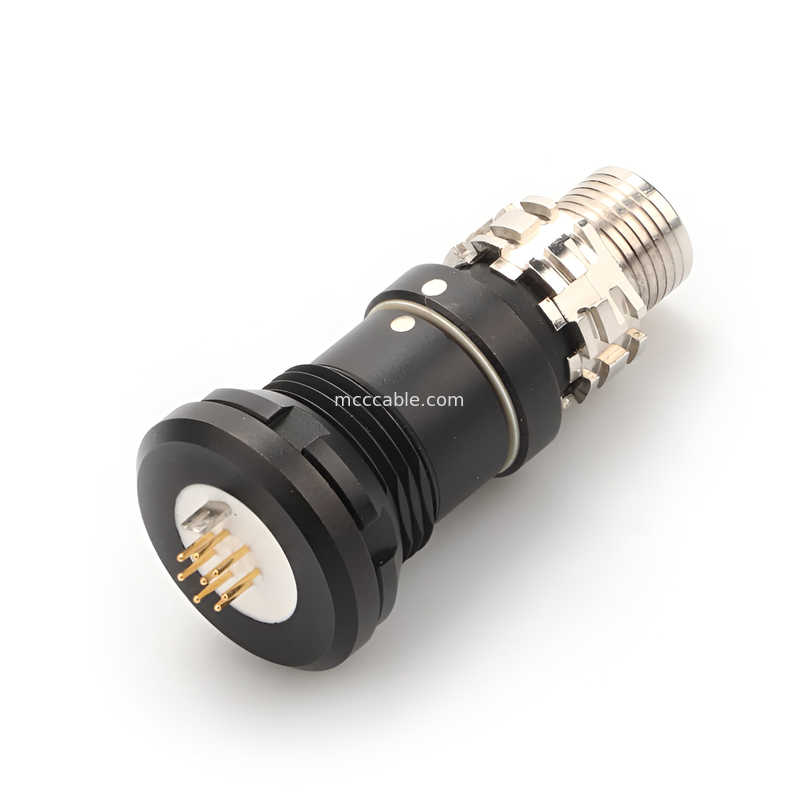 Bộ kết nối hình tròn chống nước công nghiệp X Series 8P Bộ kết nối quân sự nữ - Chuyển dữ liệu tốc độ cao