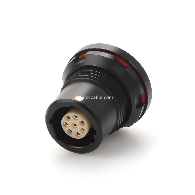 Bộ kết nối hình tròn chống nước công nghiệp X Series 8P Bộ kết nối quân sự nữ - Chuyển dữ liệu tốc độ cao