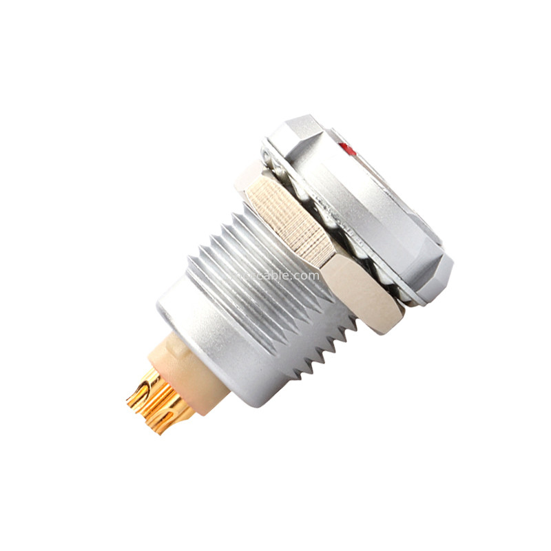 Công nghiệp kết nối chống nước B Series Z2 5Pin Double Nut hàn bảng mạch in pin lõi (cũng và góc)