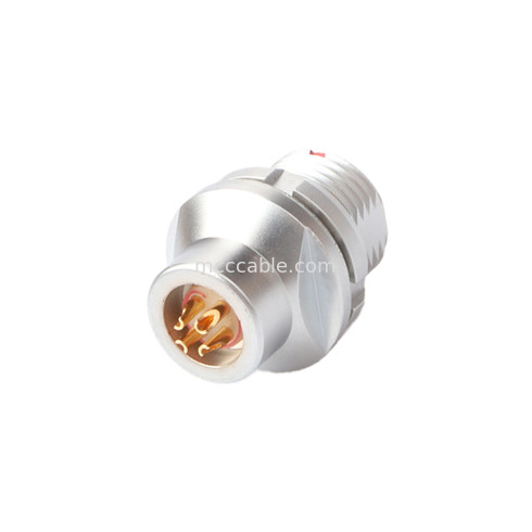 Bộ kết nối vòng tròn công nghiệp B Series Z13 4Pin Connector nữ bên ngoài cố định chân không ổ cắm kín