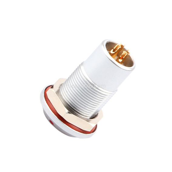 Bộ kết nối chống nước hình tròn B Series Z7 4P Phụ nữ ổ cắm kín không thấm nước, đinh ổ cắm cố định cố định IP68