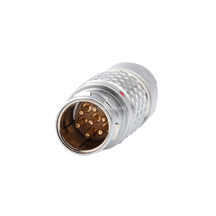 Đẩy kéo tự khóa kết nối LEB loạt FGG.1B 7Pin nam Plug hàng không Công nghiệp kết nối tròn