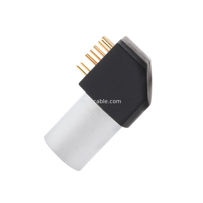 Bộ kết nối tròn trong nhà B Series Z11 8Pin ốc đệm đất cố định ổ cắm 90 ° ổ cắm góc cho bảng mạch