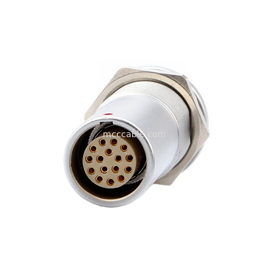 Bộ kết nối vòng tròn y tế công nghiệp quân sự B Series Z19 16P cố định hai đường đi, hạt cố định, chân cố định ở cả hai đầu