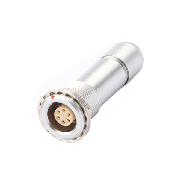 Bộ kết nối tròn chống nước công nghiệp B Series Z10 6P nữ trong nhà Universal Double Nut Cable Clamp để cố định cáp