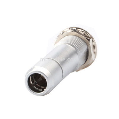 Bộ kết nối tròn chống nước công nghiệp B Series Z10 6P nữ trong nhà Universal Double Nut Cable Clamp để cố định cáp