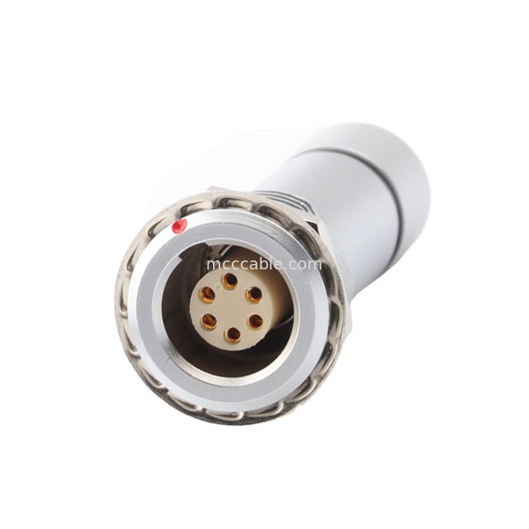 Bộ kết nối tròn chống nước công nghiệp B Series Z10 6P nữ trong nhà Universal Double Nut Cable Clamp để cố định cáp