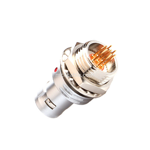 Bộ kết nối tròn T9 7Pin cố định Plug Nut cố định Bộ kết nối thiết bị hàng không vũ trụ y tế quân sự