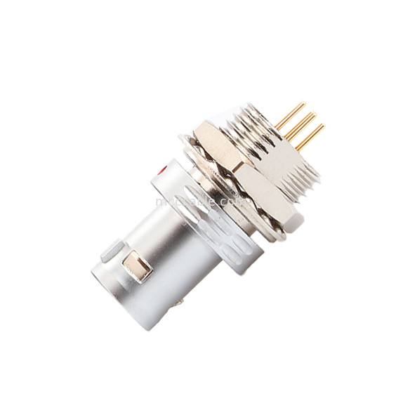 Bộ kết nối tròn T9 7Pin cố định Plug Nut cố định Bộ kết nối thiết bị hàng không vũ trụ y tế quân sự