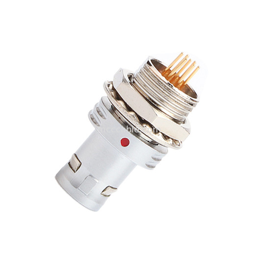 Bộ kết nối tròn T9 7Pin cố định Plug Nut cố định Bộ kết nối thiết bị hàng không vũ trụ y tế quân sự