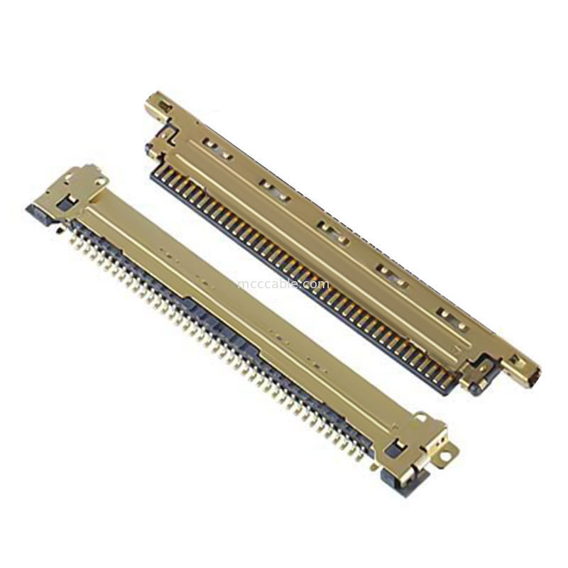 20453 20454 20455-240T A40E-76 2574 2576-0402 Cáp đồng trục 0,4 mm pitch kiểu giao phối ngang Micro-coaxia