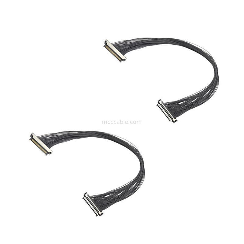 0.4mm Micro Pitch USL20-30SS-017C Micro Coaxial Cable IP67 Đánh giá cho cài đặt camera môi trường khắc nghiệt