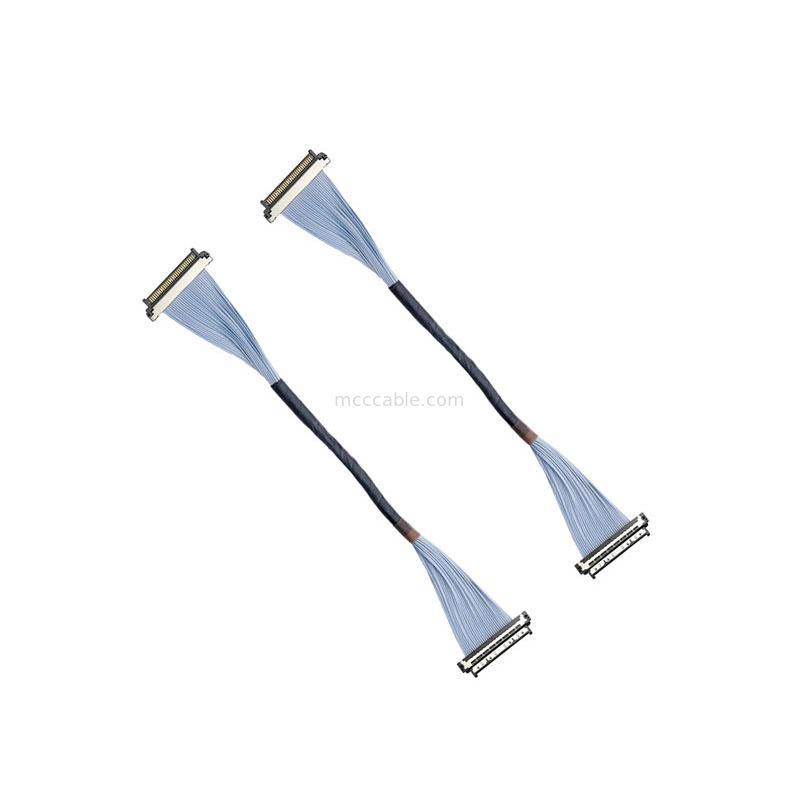Cáp đồng trục siêu nhỏ 0.4mm USL20-30SS-020B ZIF - Chống rung cho Mô-đun Camera DMS/OMS Tự động