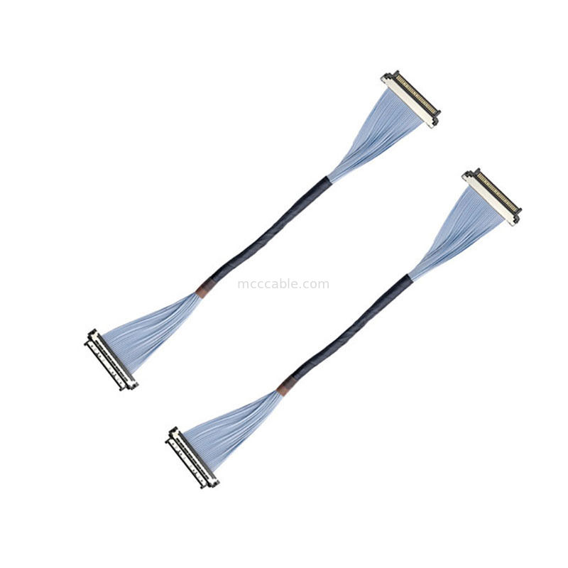 Cáp đồng trục siêu nhỏ USL20-30SS-025B 0.4mm, phát xạ điện từ thấp - Chống nhiễu EMI cho các thiết bị hình ảnh khoa học nhạy cảm