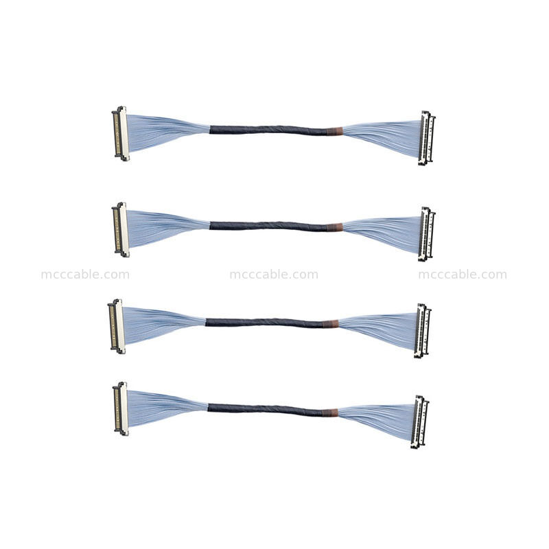 Cáp đồng trục siêu nhỏ 0.4mm USL20-30SS-050C Chống sốc & Rung cấp quân sự cho Camera chiến thuật