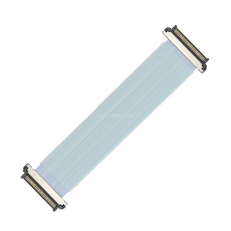 USL20-30SS-045CH 0.4mm Micro Coax Cable Assembly PCIe Gen5-Compatible For Edge AI Processing Module