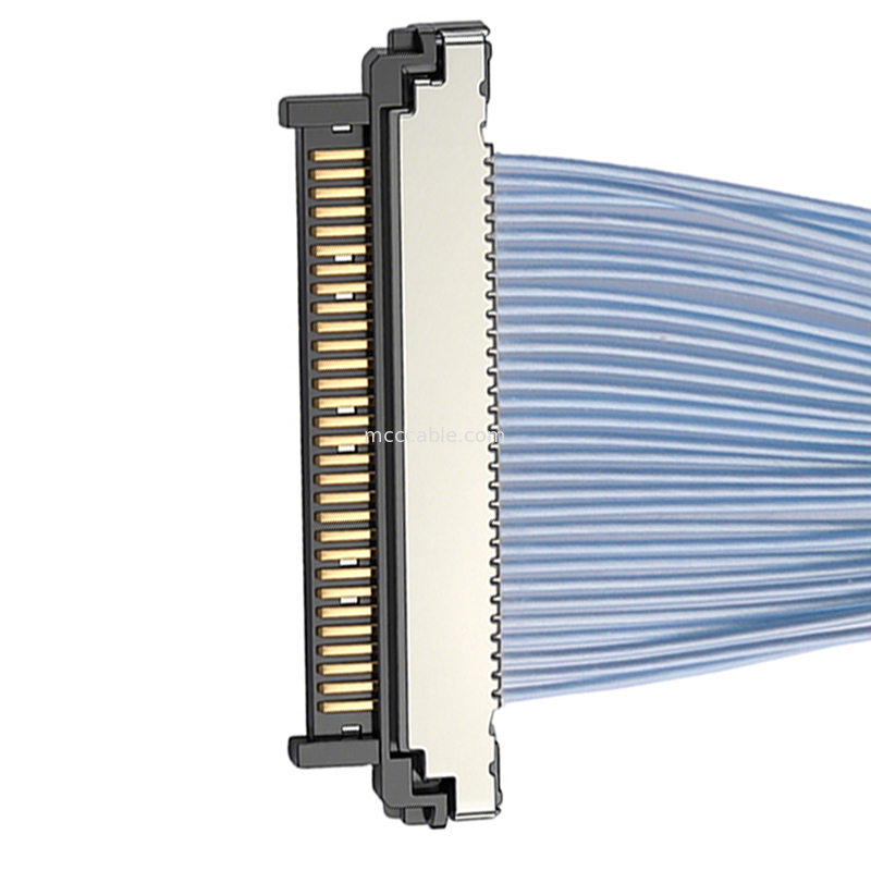 Future-Ready USL20-30SS-015B Micro Coaxial Cable 0.4mm Connector cho máy ảnh máy tính AI Edge