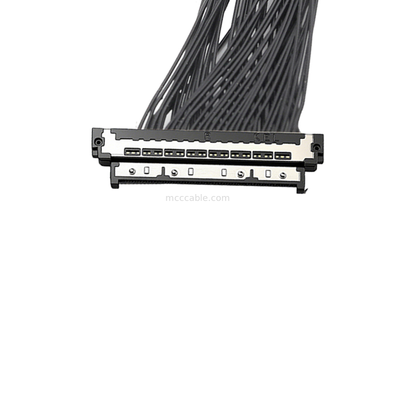 30-Vị trí 0.4mm USL20-30SS-017B Cáp đồng trục vi mô 10Gbps Kết nối dữ liệu tốc độ cao cho máy ảnh AI
