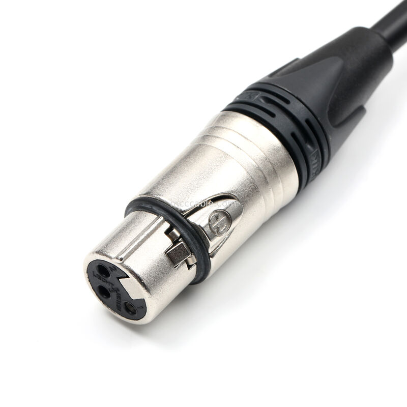 Custom XLR 3-Pin Female to Molex 51163-0300 Cable Assembly. Neutrik NC3FXX. 20AWG UL2464 Bộ lắp ráp cáp