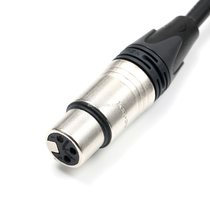 Custom XLR 3-Pin Female to Molex 51163-0300 Cable Assembly. Neutrik NC3FXX. 20AWG UL2464 Bộ lắp ráp cáp