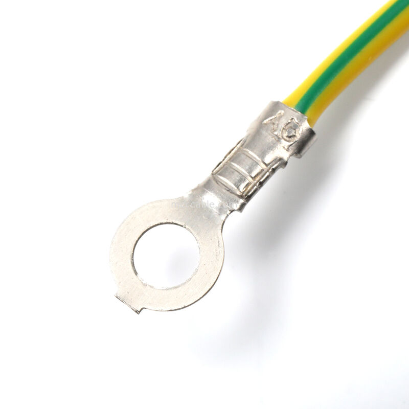 IEC C14 Panel Mount đến C13 Power Cord Assembly với dây đất